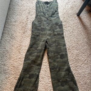 Sanctuary Green Camo Jumpsuit